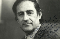Dedykacja Gian Carlo Menotti'ego z okazji premiery Konsula dla Antoniego Wicherka (1971)