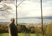 Antoni Wicherek w Bregenz am Bodensee (kwiecień 1994)