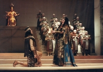 Aida - Władimir Szczerbakow (Radames), Jolanta Bibel (Amneris) - premiera: Teatr Wielki w Łodzi, 25 września 1993