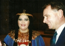 Aida - Jolanta Bibel (Amneris), NN - premiera: Teatr Wielki w Łodzi, 25 września 1993