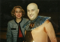 Aida - Monika Cichocka i Włodzimierz Zalewski (Ramfis) - premiera: Teatr Wielki w Łodzi, 25 września 1993