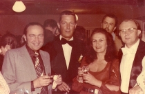 Awantura w Recco - prapremiera: Teatr Wielki w Warszawie, 1 lipca 1979 - od lewej: Lesław Pawluk, Wojciech Młynarski, Irena Ślifarska, Antoni Wicherek