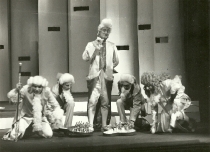 Dzień królowania - Marek Szydło (Pan la Rocca), Janusz Monarcha (Kawaler Belfiore), Maciej Krzysztyniak (Baron de Kelbar) - premiera: Opera we Wrocławiu, 24 maja 1987