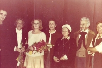 Holender tułacz - wykonawcy spektaklu w Teatrze Wielkim w Warszawie, 13 czerwca 1981