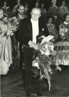 Pożegnanie Antoniego Wicherka - po premierze Holendra tułacza: Teatr Wielki w Łodzi, 25 czerwca 1994