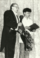 Pożegnanie Antoniego Wicherka - po premierze Holendra tułacza: Teatr Wielki w Łodzi, 25 czerwca 1994