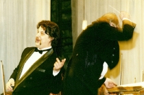 Koncert 18 kwietnia 2000, Opernij teatr we Lwowie - Andrij Shkurhan i Antoni Wicherek - fot. A. Kyrcziw