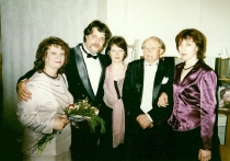 Po koncercie 18 kwietnia 2000, Opernij teatr we Lwowie - Andrij Shkurhan i Antoni Wicherek