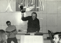 Lord Jim - Romuald Twardowski, Antoni Wicherek - próba do prapremiery, Teatr Wielki w Łodzi, 23 stycznia 1976
