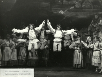 Manru - Janusz Łaznowski, Paweł Oleksiak - premiera: Opera we Wrocławiu, 6 stycznia 1990, fot. Maria Behrendt