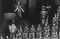 Oedipus rex - scena zbiorowa - premiera: Teatr Wielki w Warszawie, 11 grudnia 1965