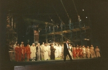 Parsifal - wykonawcy, na pierwszym planie Antoni Wicherek - Festspielhaus Bregenz, Oster-Festival 1994