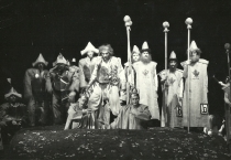 Ubu Rex - A. Kostrzewski, Z. Krzywicki, T. Fitas - premiera polska: Teatr Wielki w Łodzi, 6 listopada 1993 - fot. Chwalisław Zieliński