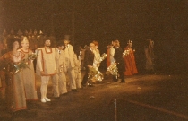 Ubu Rex - w środku Krzysztof Penderecki i Antoni Wicherek - premiera polska: Teatr Wielki w Łodzi, 6 listopada 1993