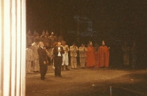 Ubu Rex - na pierwszym planie: Krzysztof Penderecki i Antoni Wicherek - spektakle: Heilbronn, kwiecień 1994