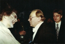 Widma - Andrzej Seweryn, Antoni Wicherek, NN - premiera: Teatr Narodowy w Warszawie, 26 listopada 1996, fot. Juliusz Multarzyński