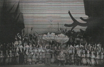 Złoty Kogucik - scena zbiorowa - spektakl: Opera we Wrocławiu, 9 czerwca 1954