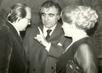 Antoni Wicherek, Sir Geraint Evans, Regina Resnik - po premierze Falstaffa: Teatr Wielki w Warszawie (6 lutego 1975)