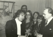 Kazimierz Kord i Antoni Wicherek - po premierze Falstaffa: Teatr Wielki w Warszawie (6 lutego 1975)
