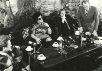 Spotkanie przed gościnnym występem Birgit Nilsson w roli Toski w Teatrze Wielkim w Warszawie - fot. Zbigniew Furman (1975)