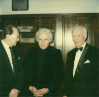 Antoni Wicherek, Dżansug Kachidze i dyr. Stanisław Piotrowski - po premierze Cyganerii: Teatr Wielki w Warszawie (14 grudnia 1980)