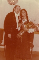 Rosario Andrade (Halka) i Antoni Wicherek - po spektaklu Halki - Teatr Wielki w Warszawie (4 lutego 1981)