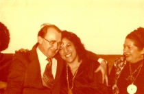 Rosario Andrade (Halka), Antoni Wicherek (dyrygent), Maria Fołtyn (reżyseria) - po spektaklu Halki - Teatr Wielki w Warszawie (4 lutego 1981)