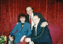 Antoni Wicherek z Elżbietą i Ryszardem Karczykowskimi (Teatr Wielki w Łodzi, 14 lutego 1992)