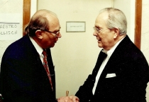 Antoni Wiecherek i Wolfgang Sawallisch (maj 1997) - fot. Juliusz Multarzyński