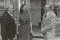 Bayreuth - od lewej: Wolfgang Wagner, Hanna Lisowska, Antoni Wicherek