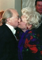 Antoni Wicherek i Ewa Łętowska - Jubileusz 50-lecia pracy artystycznej Antoniego Wicherka - Teatr Wielki - Opera Narodowa, 20 listopada 2004, fot. J. Multarzyński
