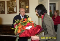 Uroczystość 80. urodzin Antoniego Wicherka - Stowarzyszenie Polskich Artystów Muzyków, 23 lutego 2009