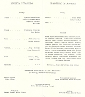 Livietta i Tracollo, Il maestro di cappella - obsada - premiera: Teatr Wielki w Warszawie, 6 lutego 1971