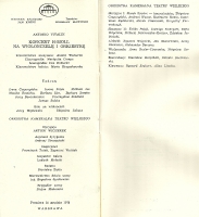 Koncert h-moll na wiolonczelę i orkiestrę A. Vivaldiego - obsada - premiera: Teatr Wielki w Warszawie, 21 grudnia 1972