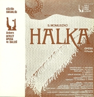 Halka - okładka programu - premiera: Devlet Opera ve Balesi w Ankarze, 28 grudnia 1977