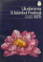 6. Uluslararası İstanbul Festivali, 20 czerwca - 15 lipca 1978 - okładka programu