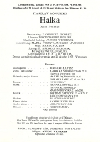Halka - obsada - gościnne spektakle Teatru Wielkiego z Warszawy w Sztokholmie, 21, 23 i 28 stycznia 1978