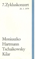 Koncert 28 marca 1979 - Großer Kurhaussaal, Wiesbaden - okładka programu