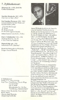 Koncert 28 marca 1979 - Großer Kurhaussaal, Wiesbaden - program