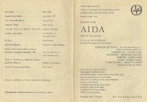 Aida - obsada - spektakl: Opernhaus Leipzig, 16 marca 1981