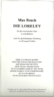 Loreley - strona tytułowa - premiera: Theater Oberhausen, 23 września 1984