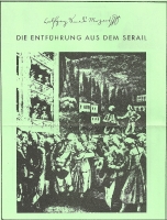 Die Entführung aus dem Serail - ulotka, strona 1 - premiera: Theater Oberhausen, 21 grudnia 1984