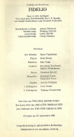 Fidelio - obsada - premiera: Theater Oberhausen, 18 września 1988