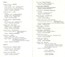 25 lat - Galowy Koncert Jubileuszowy - Teatr Wielki w Łodzi, 19 i 21 stycznia 1992 - program