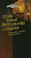 III Letni Festiwal Opery i Operetki w Krakowie, 3-18 lipca 1999 - okładka programu