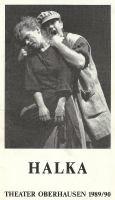 Halka - okładka programu - premiera: Theater Oberhausen, 27 kwietnia 1990