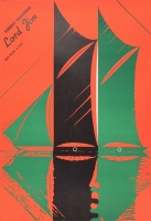 Lord Jim - plakat - prapremiera: Teatr Wielki w Łodzi, 14 lutego 1976