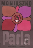 Paria - plakat - premiera: Teatr Wielki w Warszawie, 9 listopada 1980